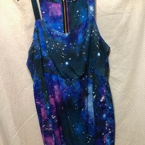 Galaxy skater dress